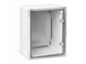 Корпус пластиковый ЩМПп 400*300*170мм прозрачная дверь УХЛ1 IP65 FIXEL