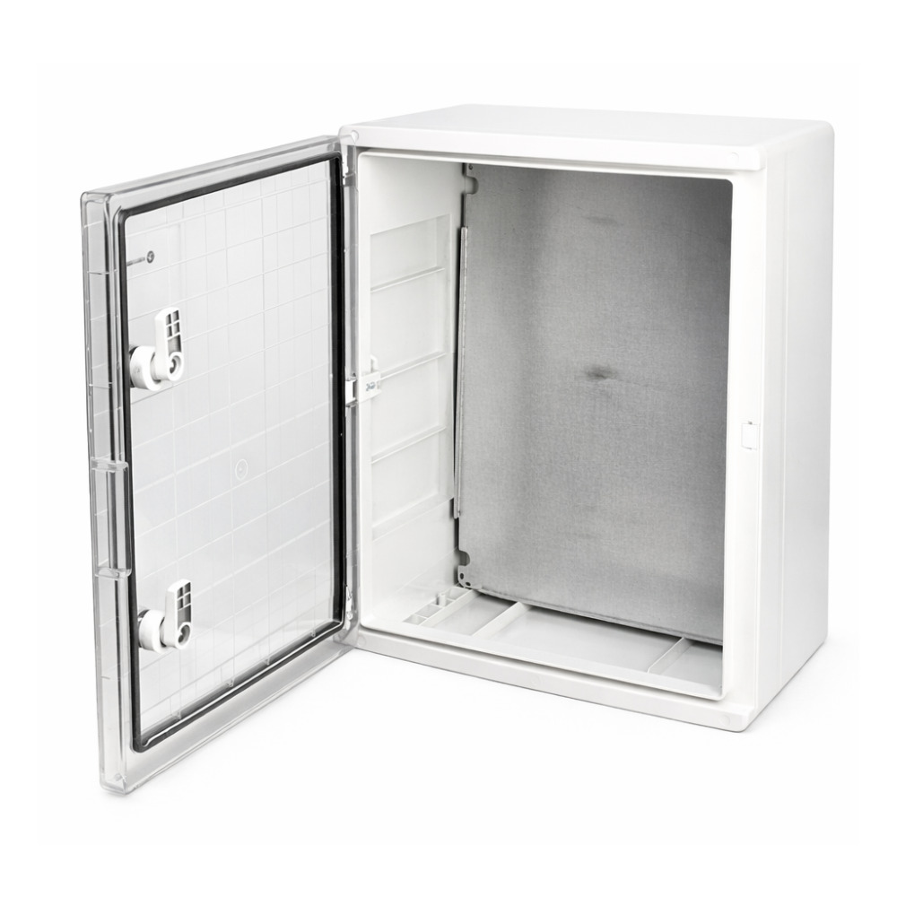             Пластикалық корпус ЩМПп 600*400*200мм мөлдір есік УХЛ1 IP65 FIXEL    