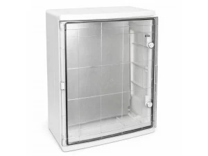 Корпус пластиковый ЩМПп 600*400*200мм прозрачная дверь УХЛ1 IP65 FIXEL