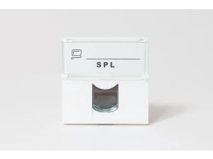 Розетка информационная UTP 1*RJ45 45*45 cat5e 200007