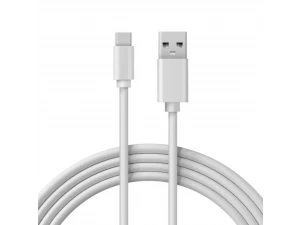 Кабель USB-A – Type-C, 3A, 2м, ПВХ, белый REXANT, 18-1882