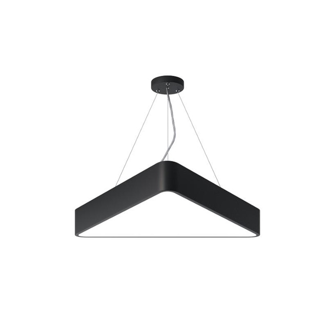             Шамшырақ, аспалы, XO сериялы, 3-бұрыш 24W 6500K опал, қара 500х70мм LEDAR    