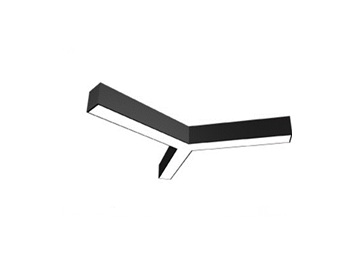             Шамшырақ, аспалы, XO сериялы Y-тип 24W 6500K опал, қара 600х100Х70мм LEDAR    