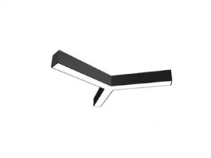 Светильник подвесной серии XO Y-тип 24W 6500K опал черный 600х100Х70мм LEDAR