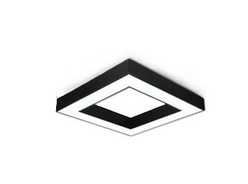             Шамшырақ, аспалы, XO сериялы, төртбұрыш, қуыс 36W 6500K опал, қара 500х100Х70мм LEDAR    