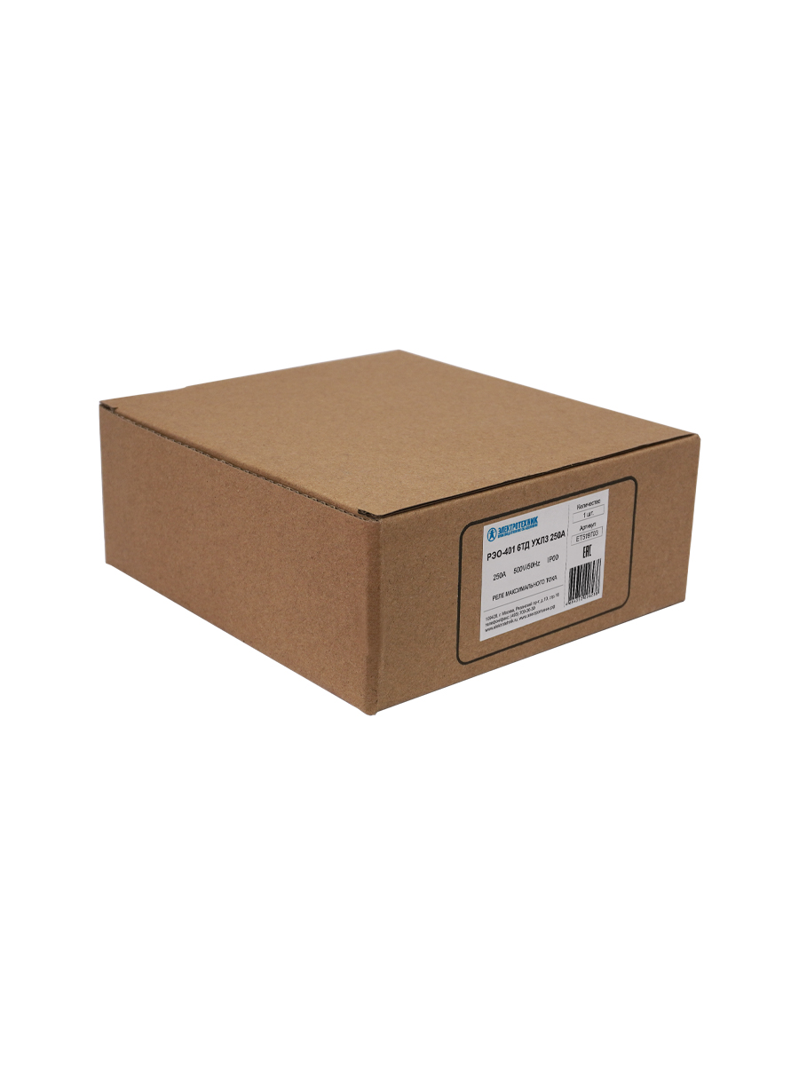             РЭО-401 6ТД УХЛ3 250А блок контактісі жоқ, максималды тоқ релесі (ЭТ)    