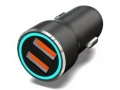             Автомобильге арналған зарядтау құрылғысы, 2 портпен (USB-A + USB-A) LED-жарықтандырумен, 12Вт, 18-2242-5    