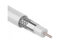            Кабель, коаксиальді RG-6U, 75Ом, CCS/Al/Al, 64%, 100м, INDOOR, ақ REXANT, 01-2201    