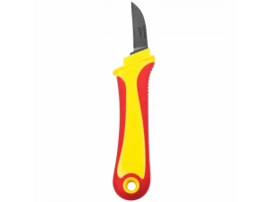 Нож монтажника, нержавеющая сталь, прямое лезвие REXANT, 12-4936