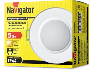 Светильник NDL-P1-30W-840-WH-LED (d222) 71 694 Navigator