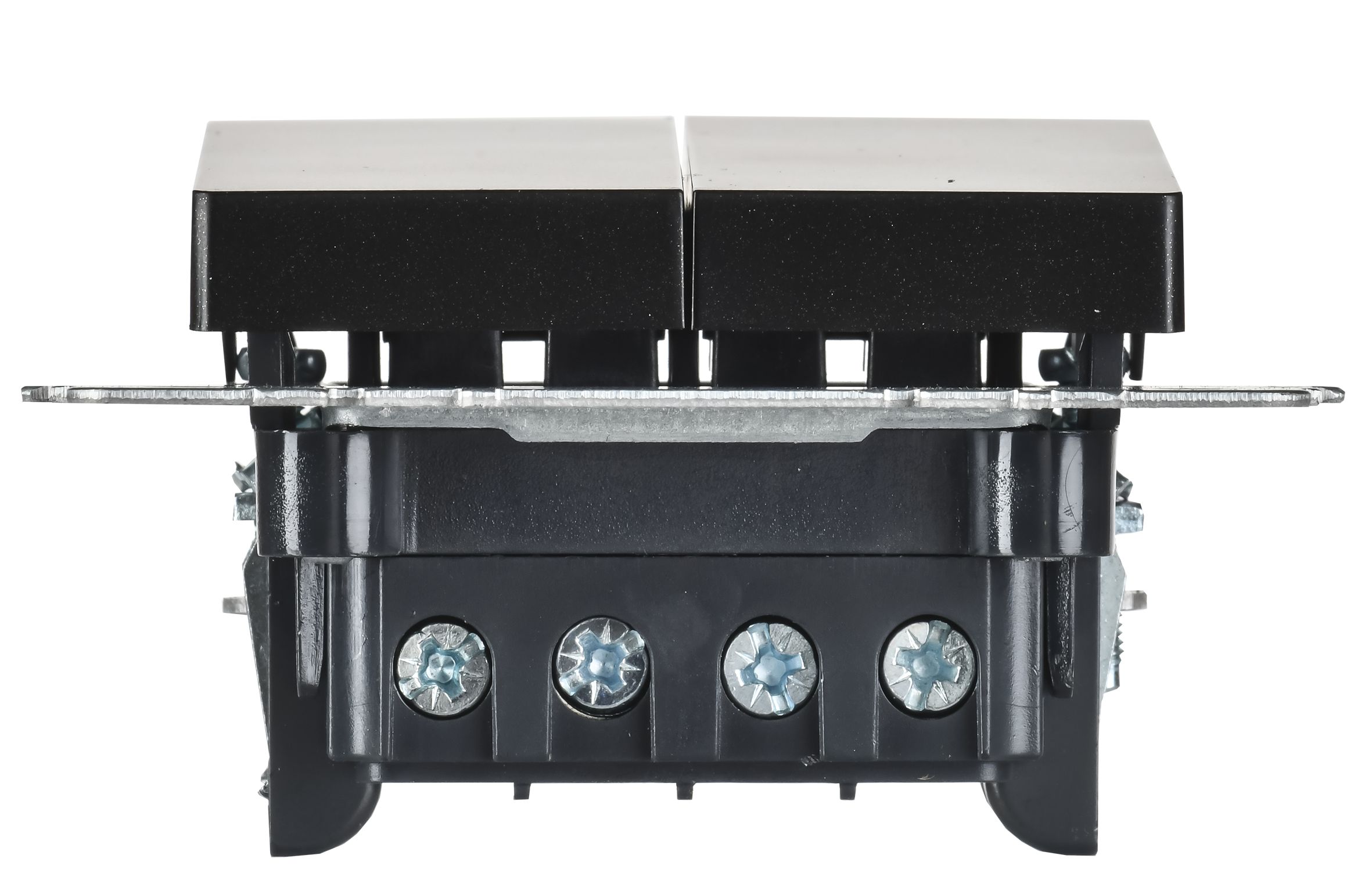             BRITE Ажыратқыш, 2-пернелі, айқара 10А ВС10-2-3-БрЧ қара IEK    