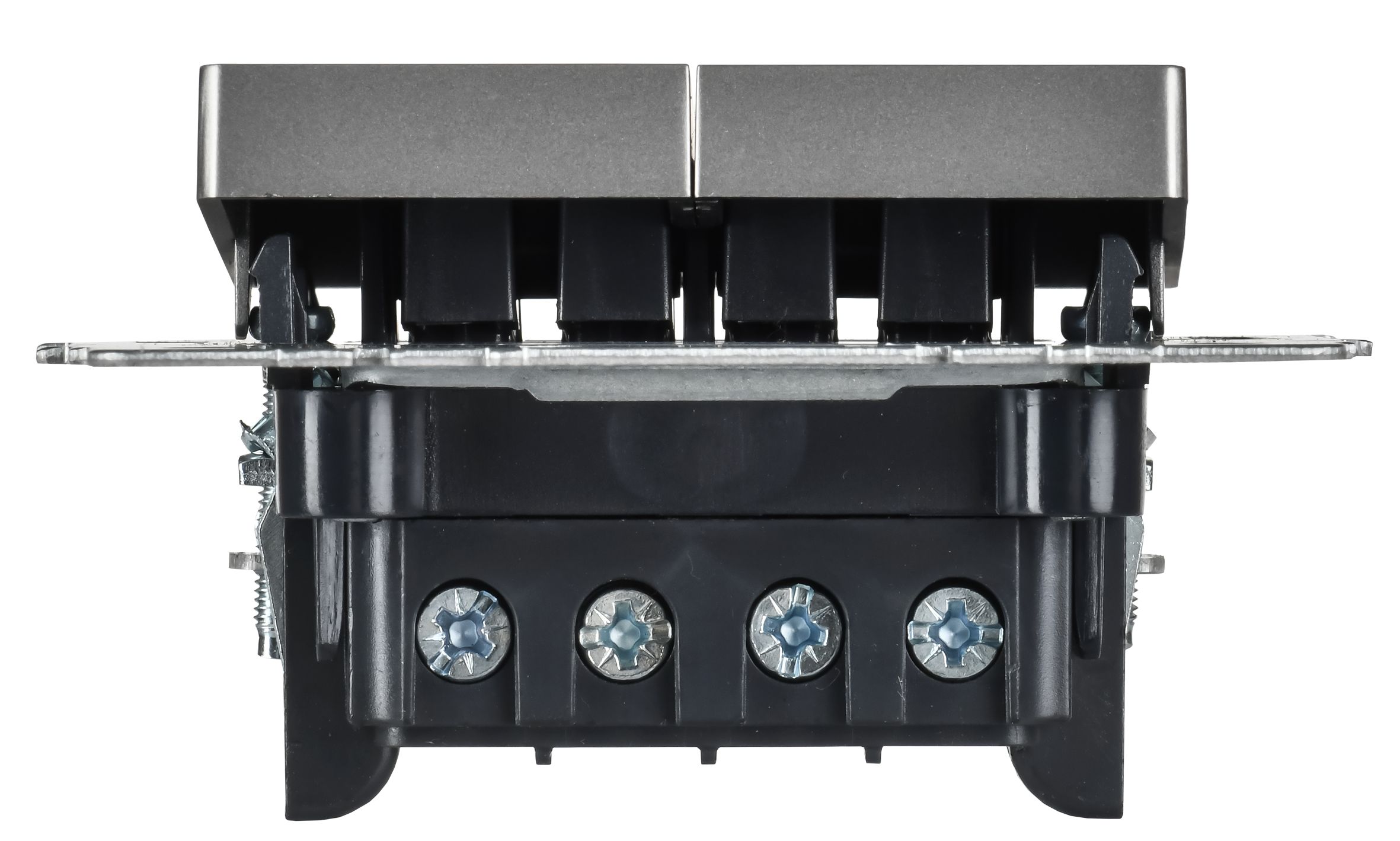             BRITE Ажыратқыш, 2-пернелі, айқара 10А ВС10-2-3-БрС болат IEK    