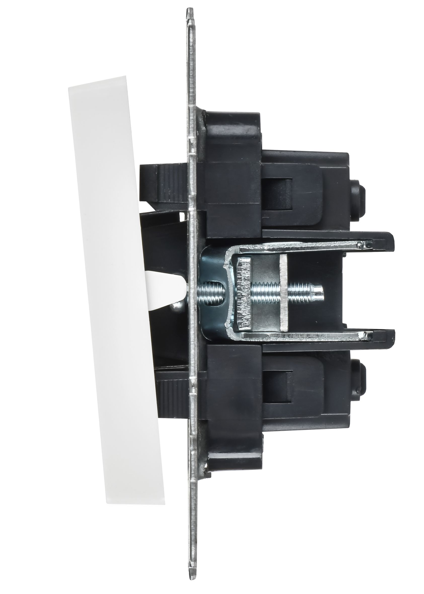             BRITE Ажыратқыш, 2-пернелі, айқара 10А ВС10-2-3-БрАБ арктикалық ақ IEK    