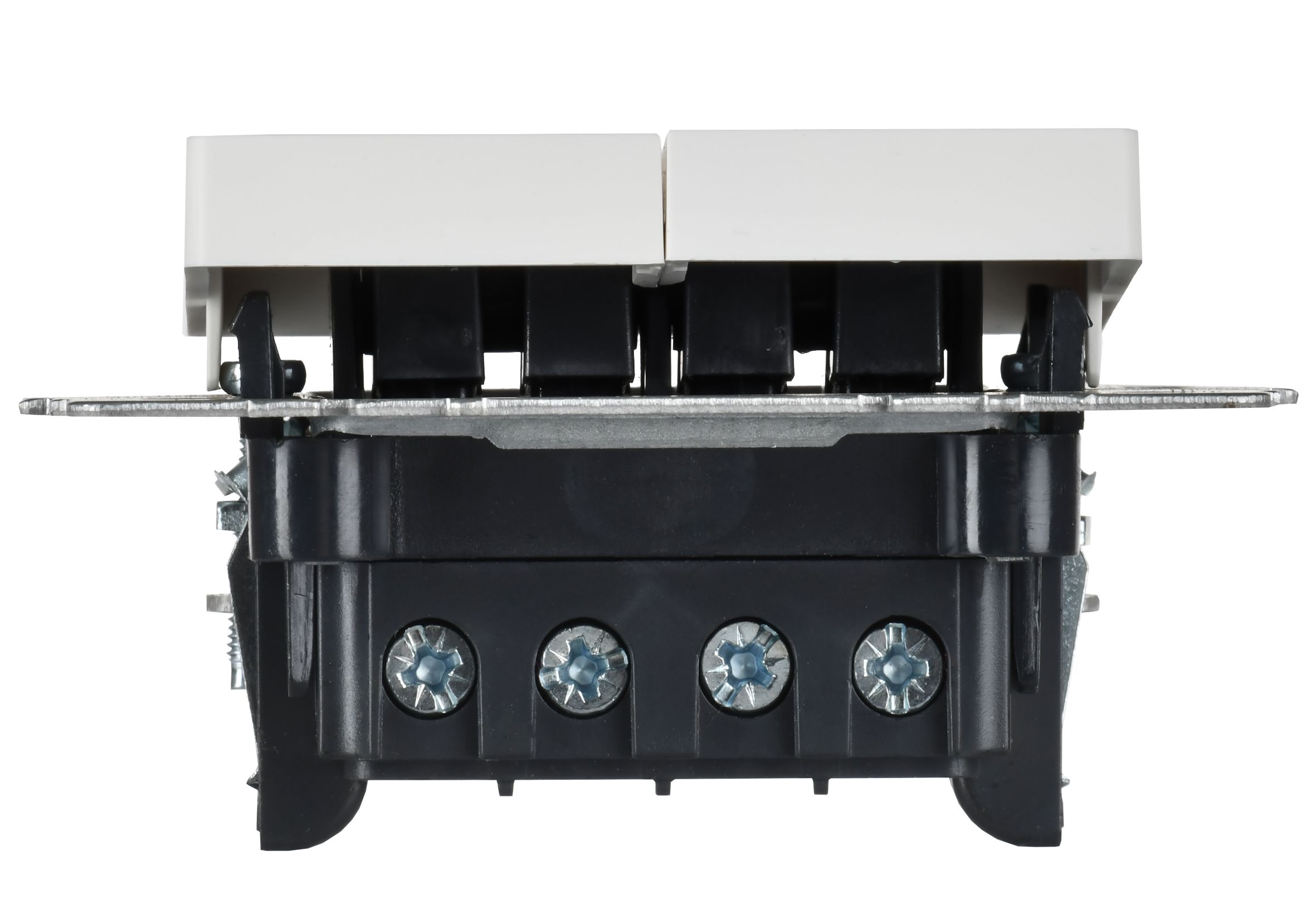             BRITE Ажыратқыш, 2-пернелі, айқара 10А ВС10-2-3-БрАБ арктикалық ақ IEK    