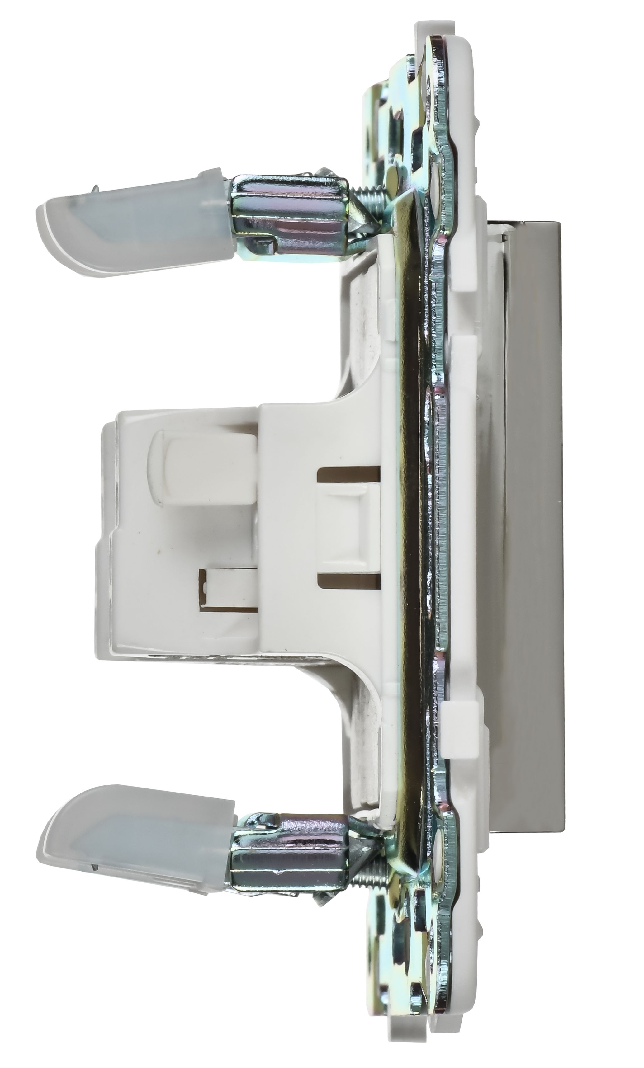             SKANDY Ажыратқыш 1 пернелі 10А SK-V01N металл никель IEK    