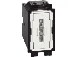 Выключатель 10А автоматические клеммы 1 модуль LIVING NOW Bticino /K4001А/