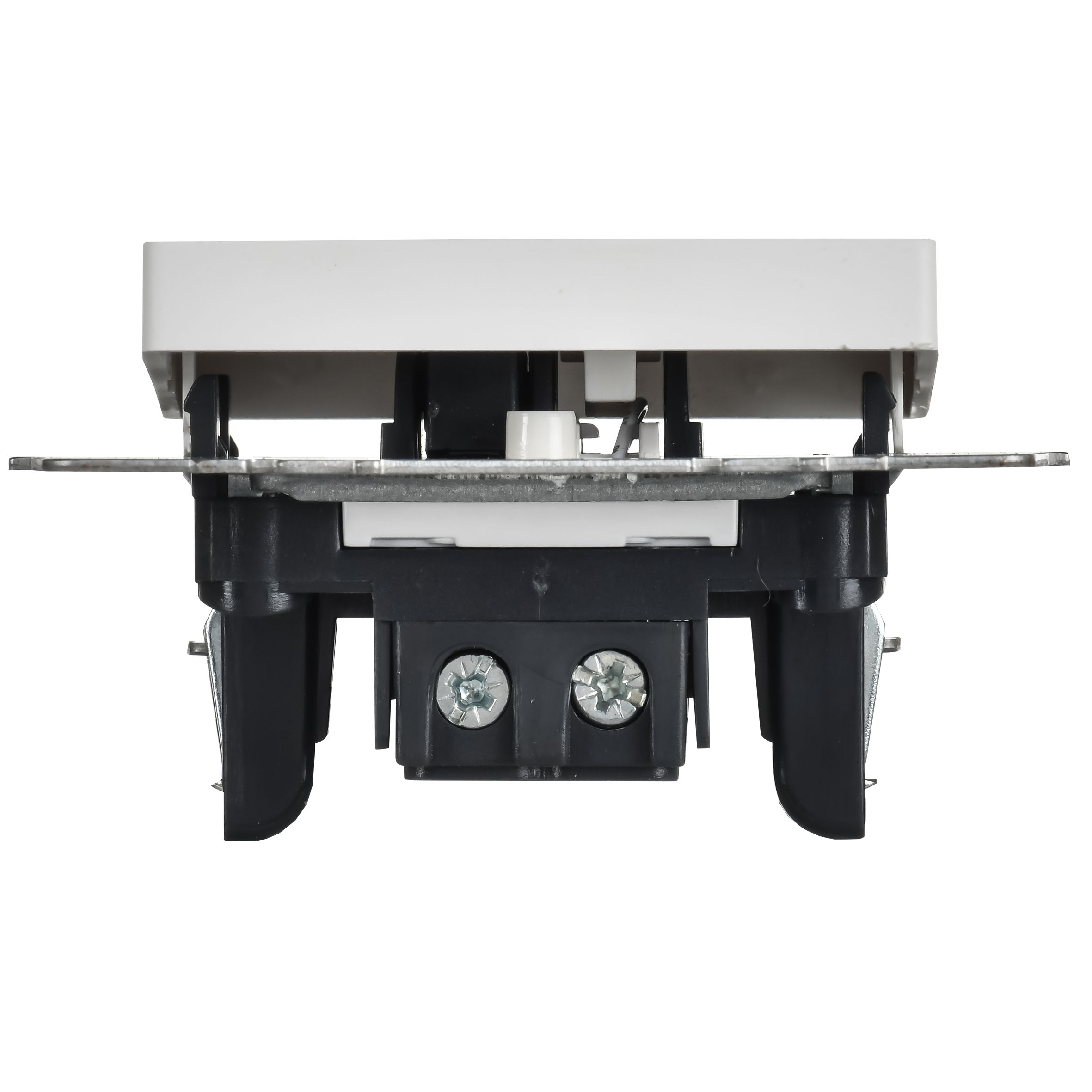             1-пернелі ажыратқыш, өтпелі 10A ВС10-1-6-БрАБ арктикалық ақ IEK    