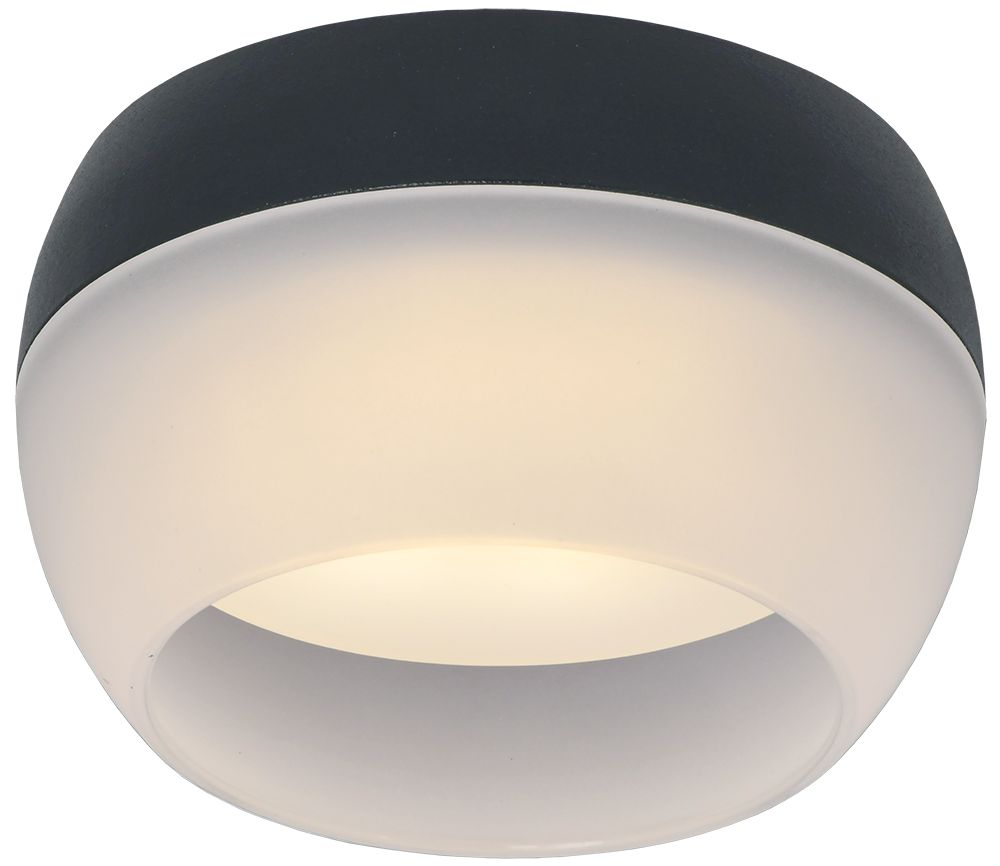             Шамшырақ 4010 жапсырма, төбелі, шамға арналған GX53 қара IEK    