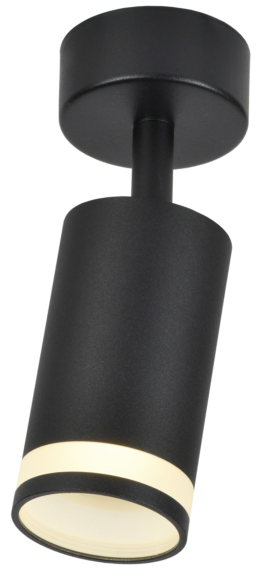             Шамшырақ 4006 жапсырма, қабырға-төбелі, шамға арналған GU10 қара IEK    