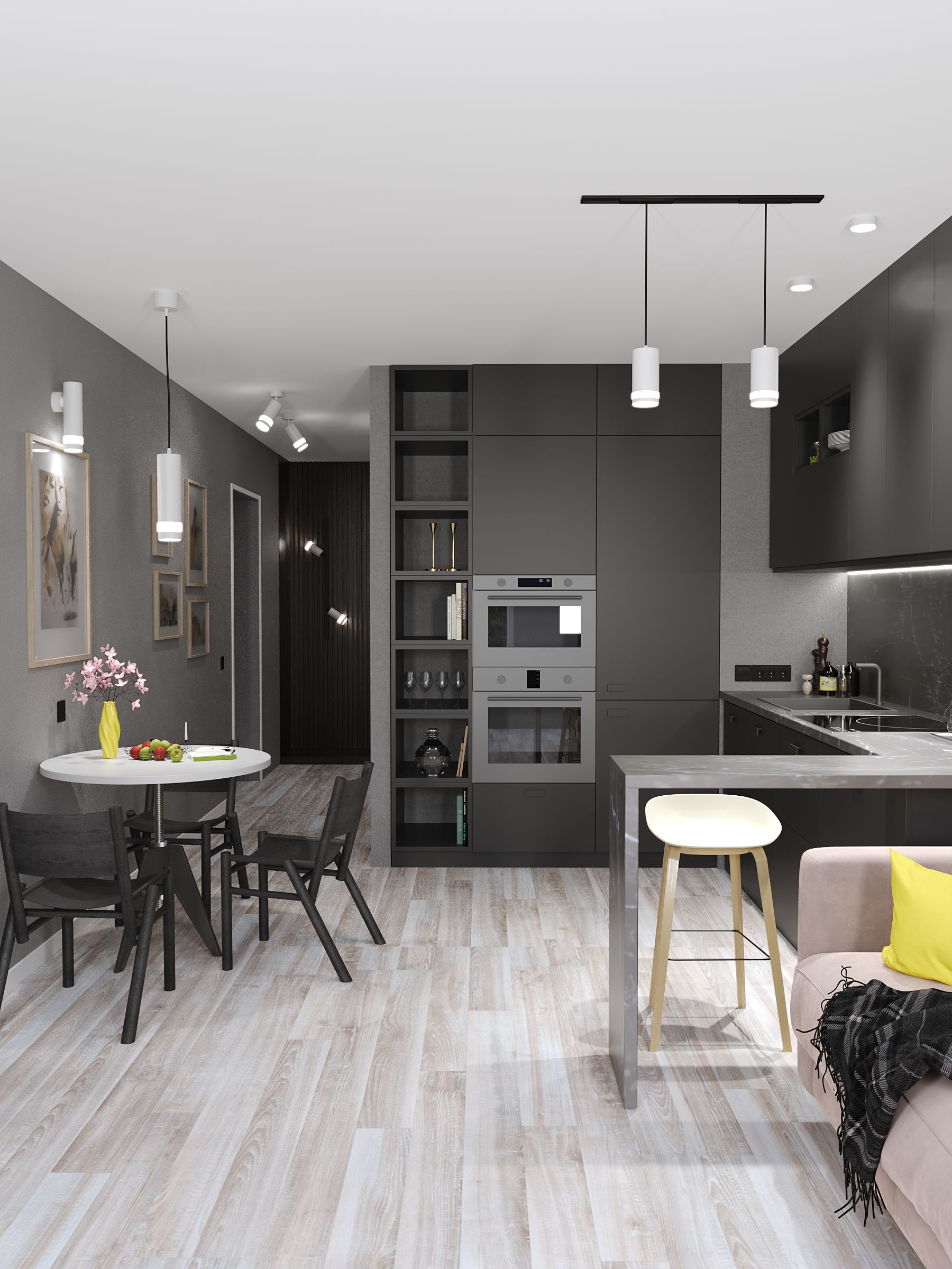             Светильник 4016 жапсырма, төбелі, шамға арналған GX53 ақ  IEK    