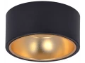            Светильник 4017 жапсырма, төбелі, шамға арналған GX53 қара/алтын  IEK    
