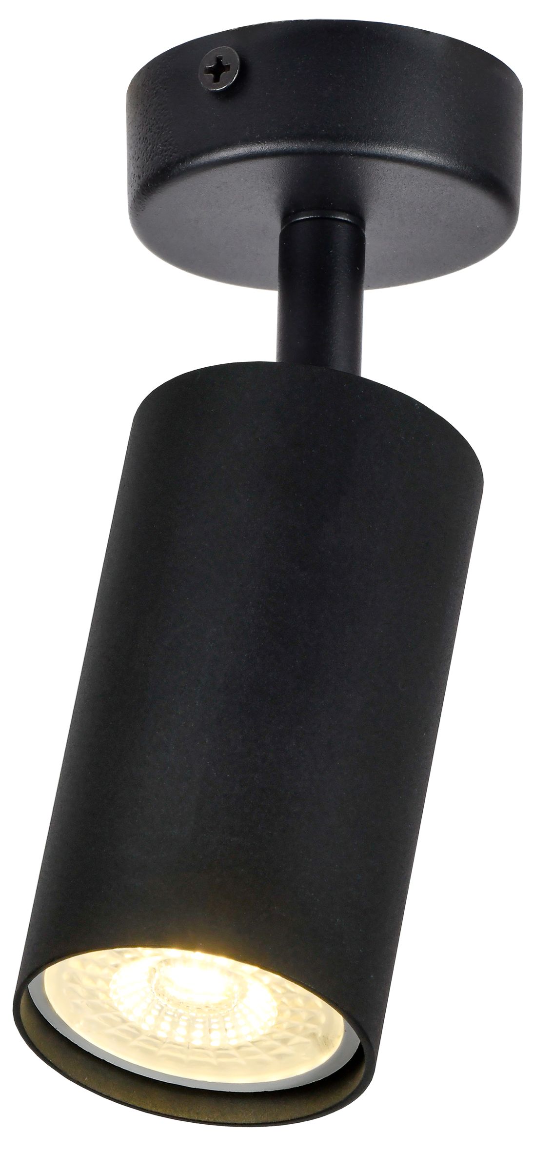             Шамшырақ 4002 жапсырма, қабырға-төбелі, шамға арналған GU10 қара IEK    