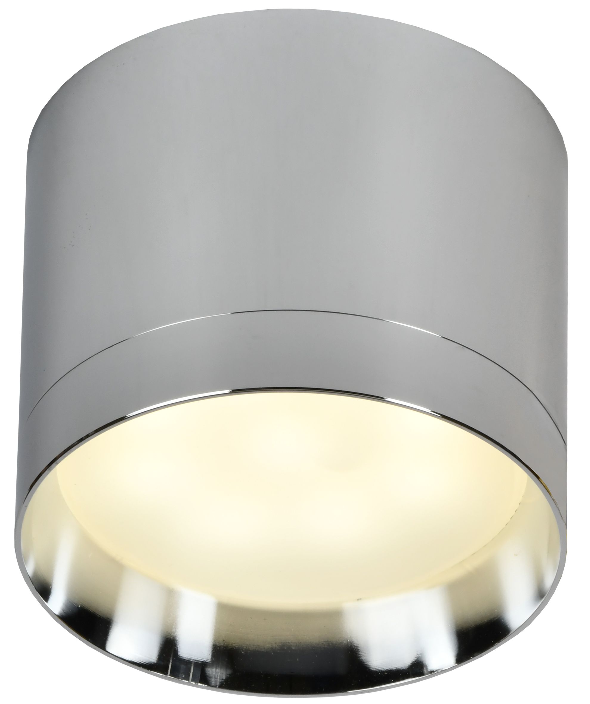             Шамшырақ 4015 жапсырма, төбелі, шамға арналған GX53 хром IEK    