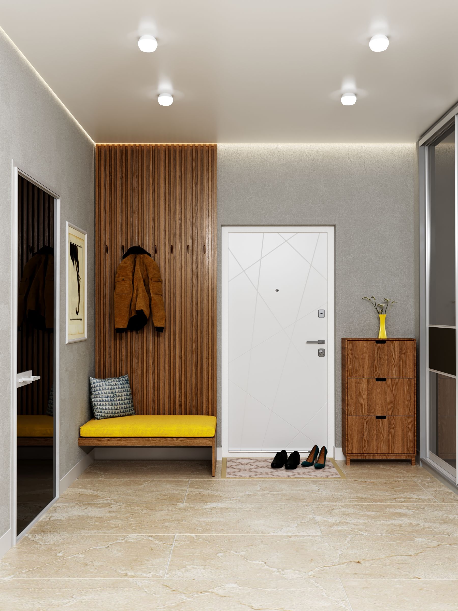             Шамшырақ 4010 жапсырма, төбелі, шамға арналған GX53 ақ  IEK    