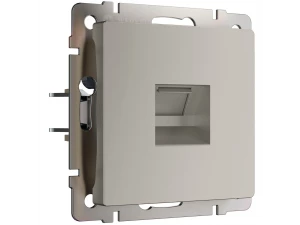 Розетка Ethernet RJ-45 /W1281004 (дымчатый)