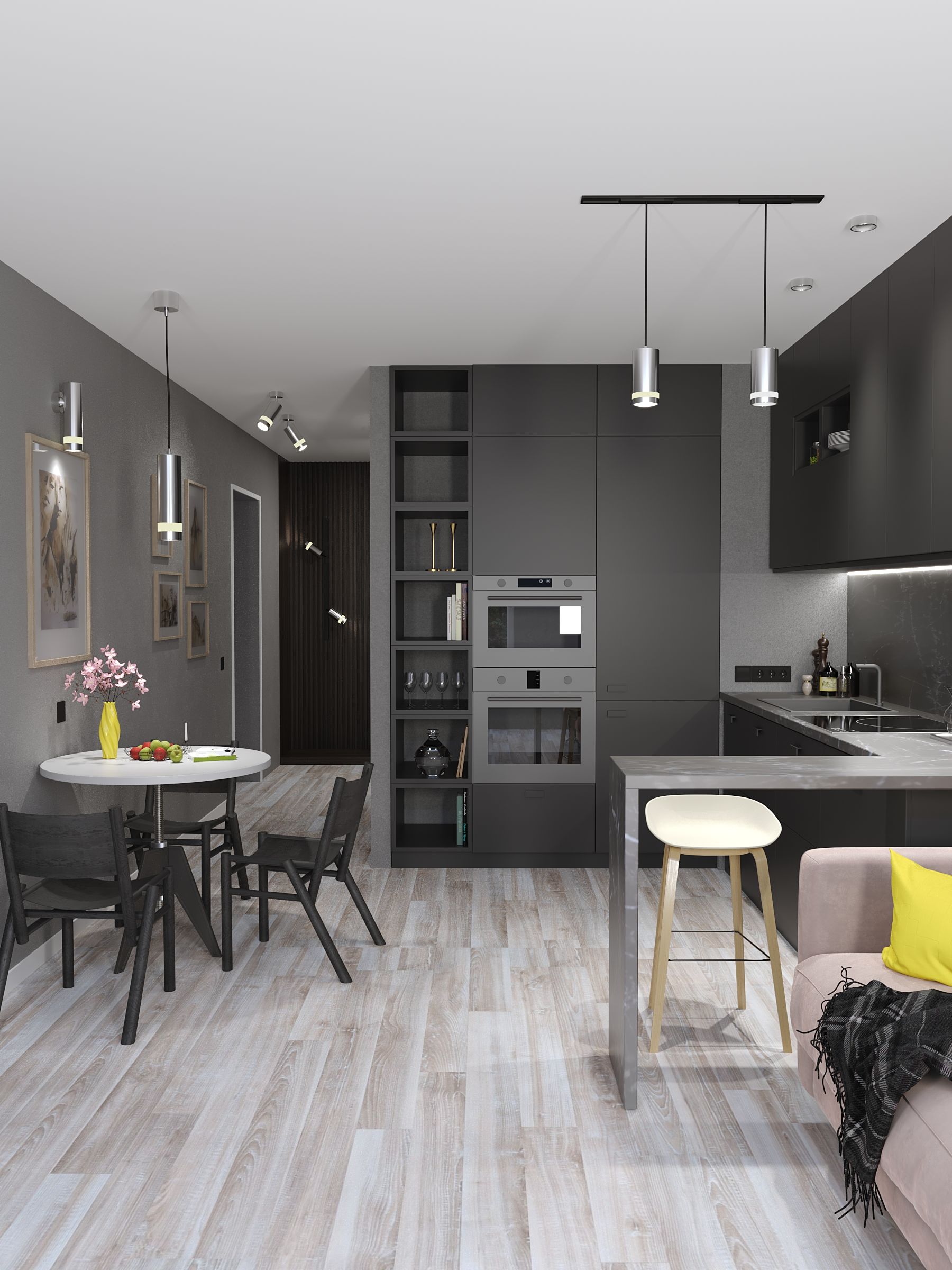             Светильник 4016 жапсырма, төбелі, шамға арналған GX53 хром  IEK    