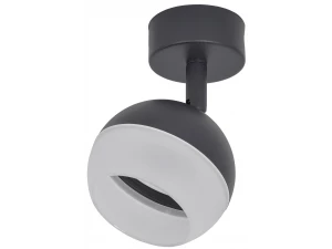 Светильник 4011 накладной настенно-потолочный под лампу GX53 черный IEK