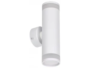 Светильник 4009 накладной настенный под лампу 2хGU10 белый IEK
