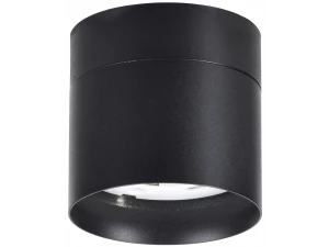 Светильник 4014 накладной потолочный поворотный под лампу GX53 черный IEK