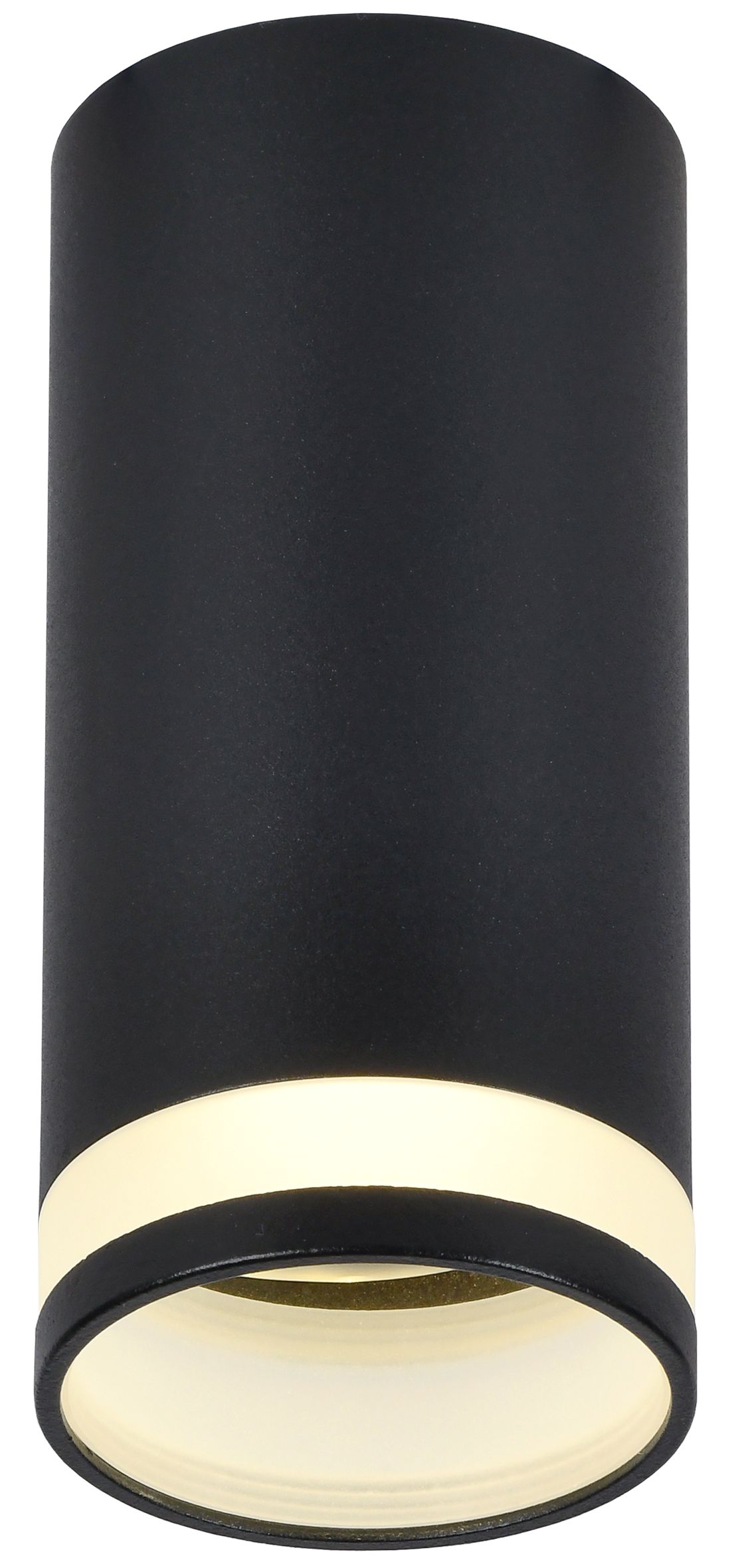             Шамшырақ 4005 жапсырма, төбелі, шамға арналған GU10 қара IEK    