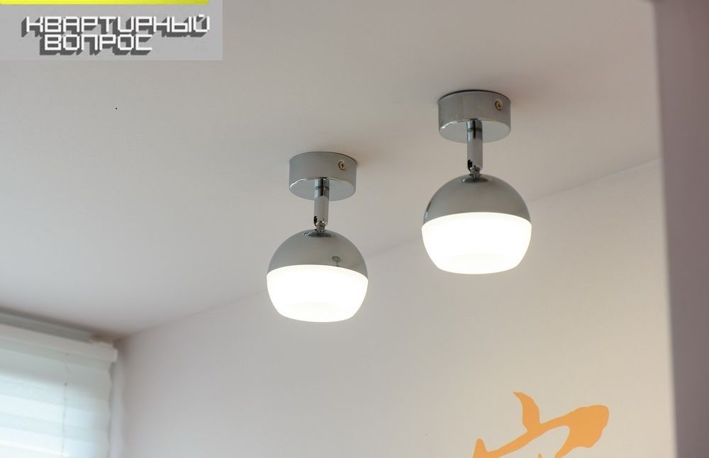             Шамшырақ 4011 жапсырма, қабырға-төбелі, шамға арналған GX53 хром IEK    