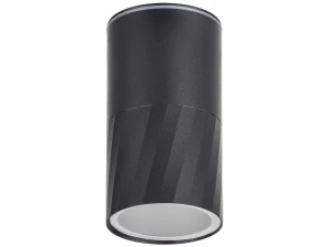 LIGHTING Светильник уличный 5222 потолочный под лампу GU10 IP65 черный ИЭК