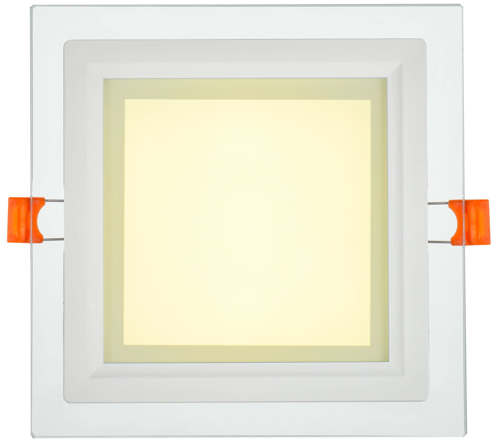             Шамшырақ, жарықдиодты ДВО 1624 шынымен, төртбұрыш 12Вт 4000К IP20 IEK    