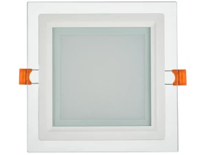 Светильник светодиодный ДВО 1624 со стеклом квадрат 12Вт 4000К IP20 IEK