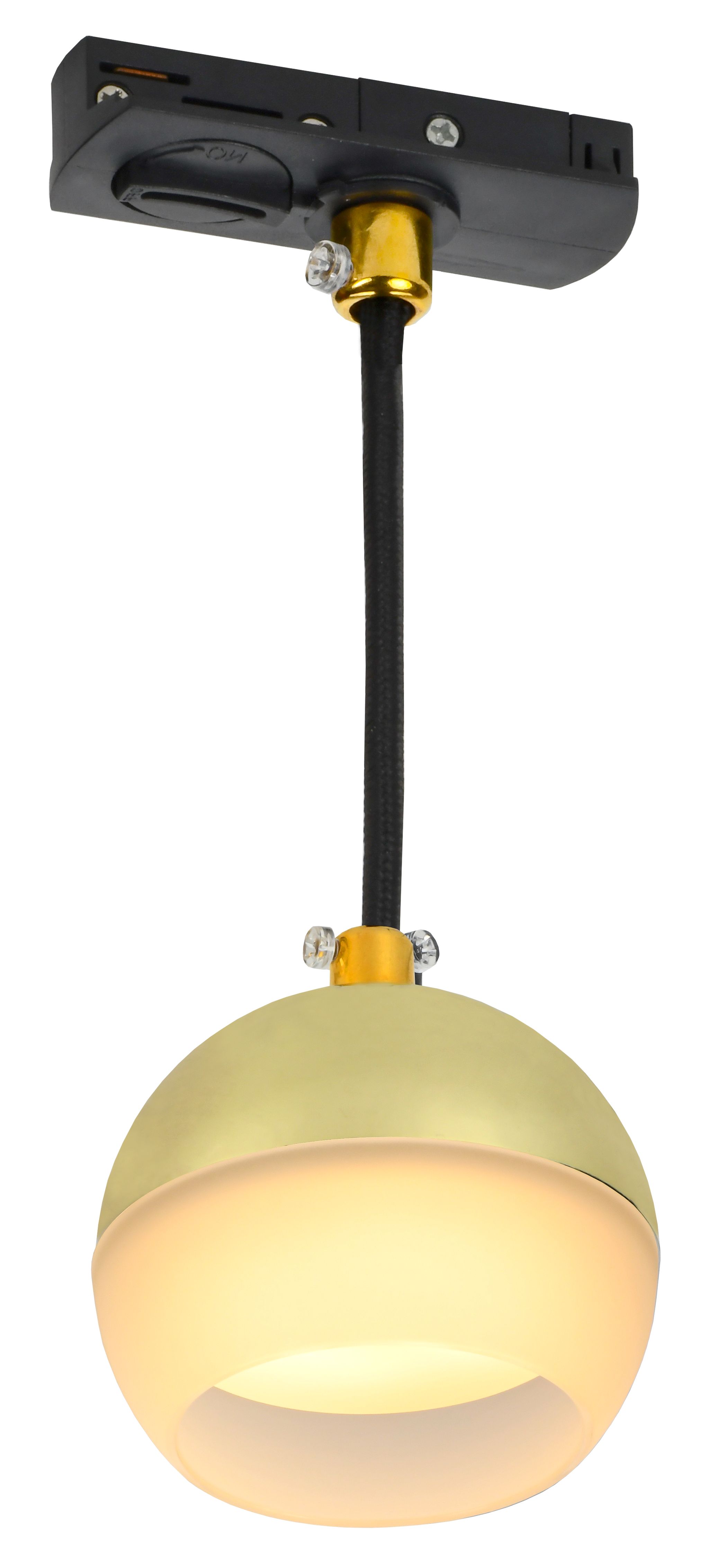             Шамшырақ 4119 сәндік, тректі, аспалы, шамға арналған GX53 алтын IEK    