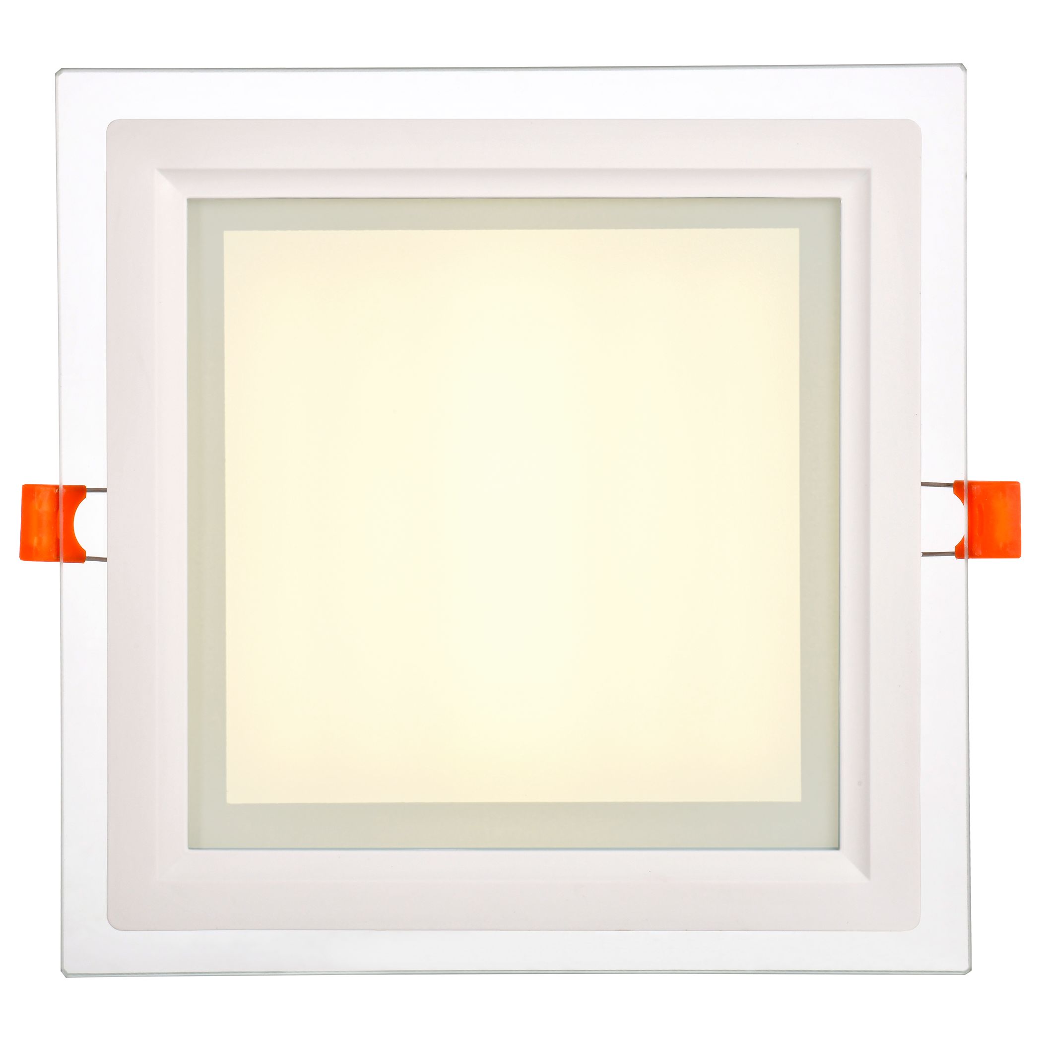             Шамшырақ, жарықдиодты ДВО 1625 шынымен, төртбұрыш 18Вт 4000К IP20 IEK    