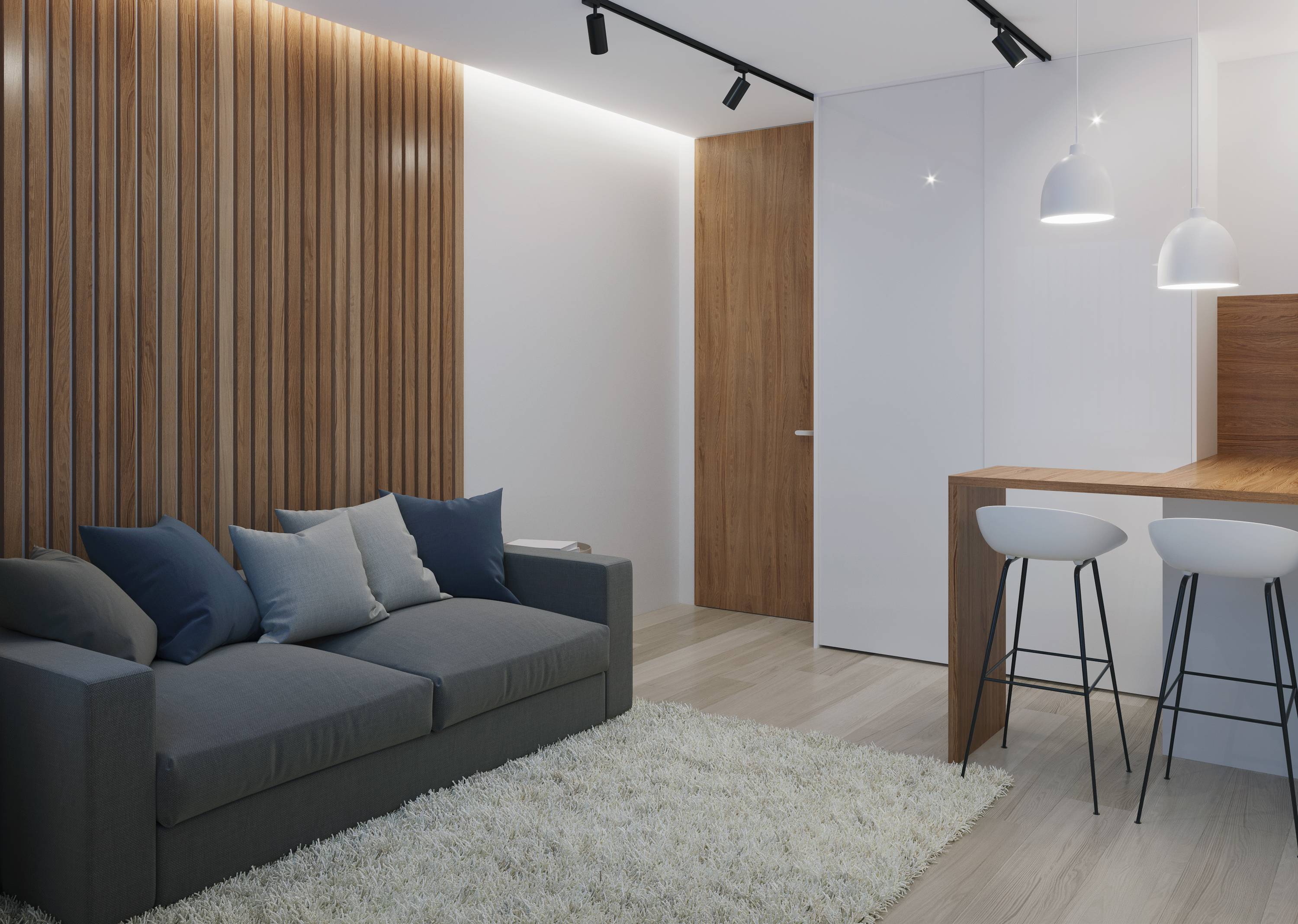             LIGHTING Шамшырақ, жарықдиодты, тректі  ДТО 1403 10Вт 4000К бір фазалы 50дәреже, қара IEK    