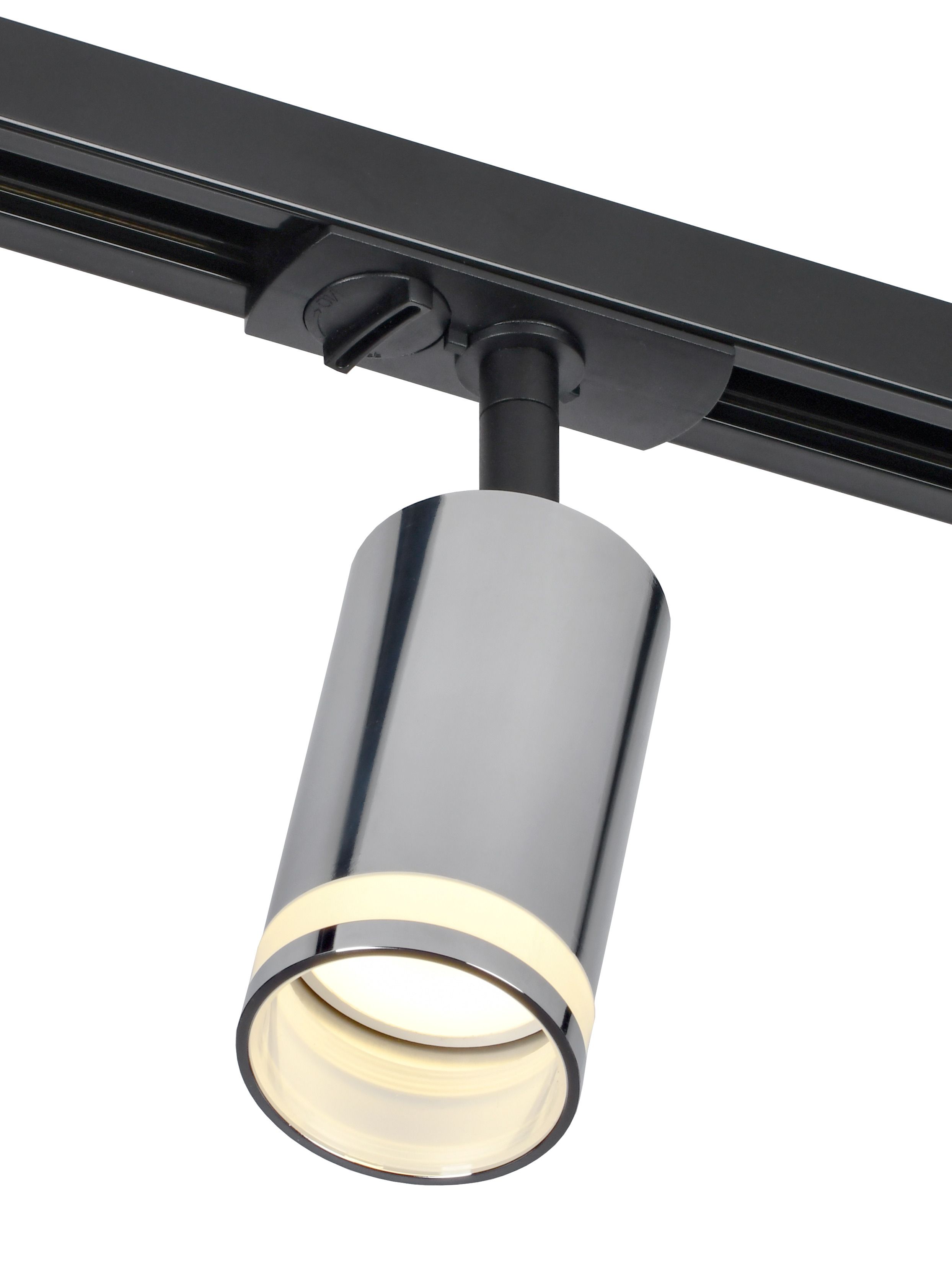             Шамшырақ 4116 сәндік, тректі, айналмалы, шамға арналған GU10 хром IEK    