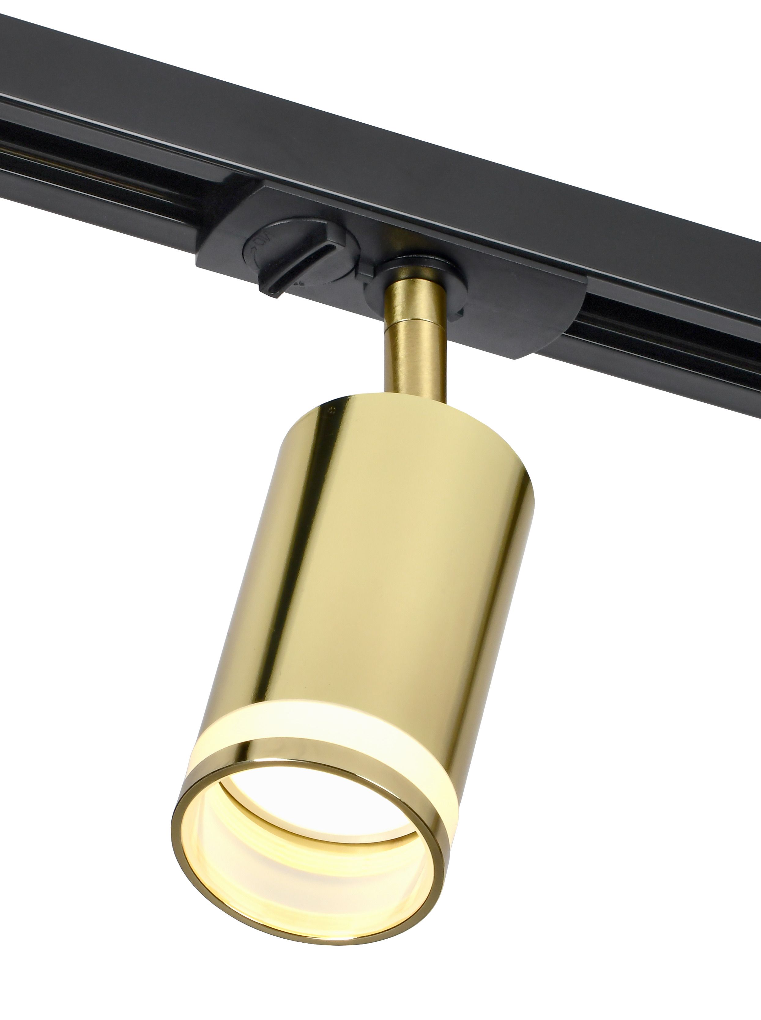             Шамшырақ 4116 сәндік, тректі, айналмалы, шамға арналған GU10 алтын IEK    