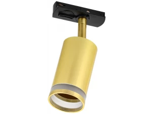 Светильник 4116 декоративный трековый поворотный под лампу GU10 золото IEK