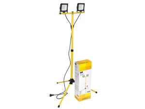 Прожектор светодиодный СДО 06-2x30Ш штатив 6500К IP65 черный IEK