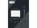             Прожектор, жарықдиодты СДО 06-70 IP65 4000К қара IEK    