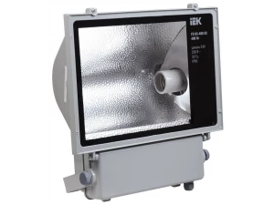 Прожектор металлогалогенный ГО03-400-02 асимметричный 400Вт E40 IP65 серый IEK