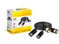             Шамшырақ 4209 жапсырма, төбелі, шамға арналған 4хGU10 қара IEK    