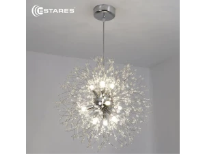 Люстра NOVELLA H 9XG9 R-500*1500-CHROME/CRYSTAL-220-IP20