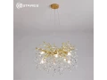             Аспашам ROXANA 55 E14х8 R-600*1200-GOLD/CRYSTAL-220-IP20    